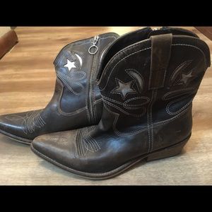 JC Brown Western Cowboy Boot